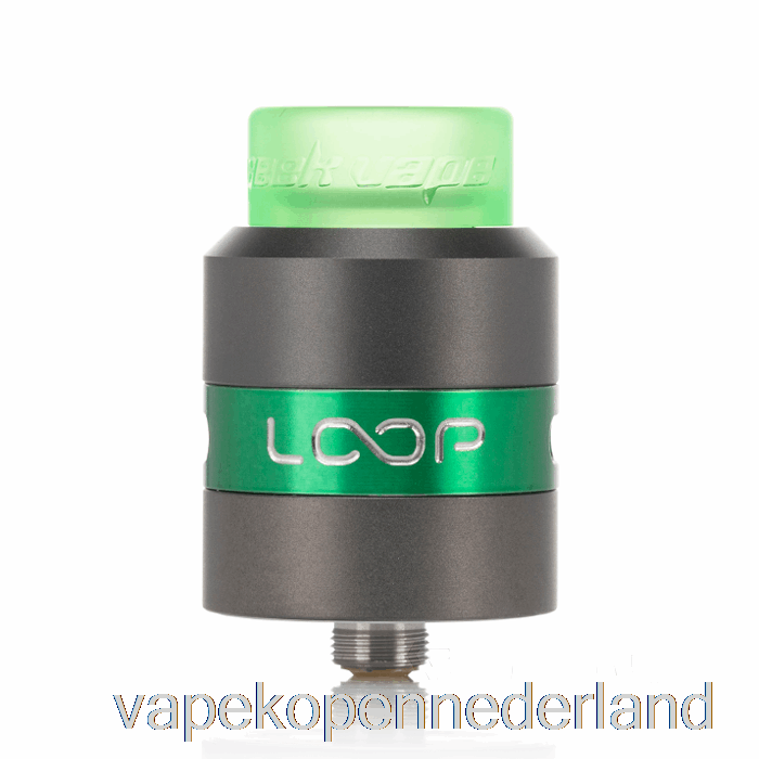 Elektronische Sigaret Vape Geek Vape Loop 24mm Rda Gunmetal / Groen